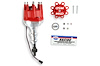 Pro-Billet Small Cap Distributor Ford 351W with Hi-Ram Intake Red (Steel Gear) - image 1