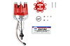 Pro-Billet Distributor Ford 289-302 with Hi-Ram Intake - Red - Steel Gear - image 1