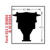 Pro-Billet Flat-Top Distributor Ford 351C-460 - Red Crab Cap - image 2