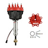 Billet Distributor Small Block Ford 289/302 V8, Bronze Gear - Red Cap - image 1