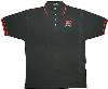 MSD Racing Polo Shirt Black/Red Trim - image 1