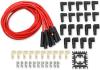 Mallory Pro Sidewinder Universal 8mm Red Spark Plug Wire Kit  Straight Spark Plug Boots - image 1