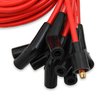 Mallory Pro Sidewinder Universal 8mm Red Spark Plug Wire Kit  135° Spark Plug Boots - image 2