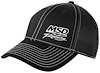 MSD Racing Flexfit Baseball Cap Black Mesh w/ White Stitching - image 1