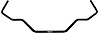 52826 Rear Sway Bar for 1965-1970 GM B-Body - image 1
