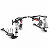 R257-170 Rear Four-Link Suspension Kit for 1970-1981 GM F-Body, Double-Adjustable Shocks [Black Powder-Coated Finish] - image 1