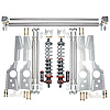 R370-110 QA1 Drag Four Link, HD Pro Rear Drag 4-Link System, MOD Shocks, 110lb Springs - image 1