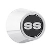 LW-HC009 Wheel Center Cap, Fits Legendary Wheels LW10/LW20/LW30/LW40/LW50/LW66/LW69/LW70/LW90, Black SS Logo, Snap-On - image 1