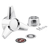 LW-HC033 Alloy Rim Spinner w/Emblems, Compatible w/Legendary Magnum 500; Magstar II; Magnum 400; Styled Alloy Wheels, Press-Fit - image 1