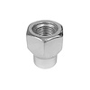 LW-LN008 Lug Nut, 1/2 in.-20 Thread, 3/4 in. Hex Head, Open-Style [Zinc]