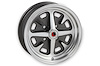 LW40-40644B Magnum 400 Wheel [Size: 14"x6"] Charcoal/Machined Finish
