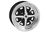 LW40-50644A Magnum 400 Wheel [Size: 15"x6"] Gloss Black/Machined Finish - image 1