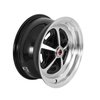 LW50-50757A Magnum 500 Wheel [Size: 15"x7"] Gloss Black/Machined Finish - image 3