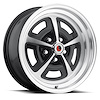 LW50-50857A Magnum 500 Wheel [Size: 15"x8"] Gloss Black/Machined Finish