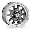 LW90-50754B HB45 Wheel [Size: 15"x7"] Charcoal/Machined Finish - image 1