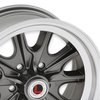LW90-50754B HB45 Wheel [Size: 15"x7"] Charcoal/Machined Finish - image 4