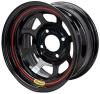 Lightweight D-Hole Wheel  [Size: 13" x 7"] Black - image 1