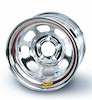 50SR55C Wide-Five Armor Edge Wheel Size: 15" x 10", Chrome