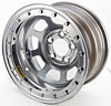 Silver IMCA D-Hole Beadlock Wheel Size: 15" x 8" - image 1