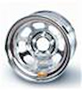 15X8 5-3 D-HOLE 19LB IMCA CHROME - image 1
