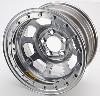 Silver IMCA D-Hole Beadlock Wheel Size: 15" x 8" - image 1