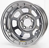 Silver IMCA D-Hole Beadlock Wheel Size: 15" x 8" - image 1