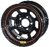 Black IMCA D-Hole Wheel Size: 15" x 8" - image 1