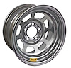 95852 Excel D-Hole Wheel [Wheel Size: 15" x 8"] Silver