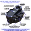 100-115-B 6 in. Hi-Flow Black-Out Filter, #12 Ports, 115 Micron Element, For Engines Running 60 Weight Or Heavier Oil - image 2