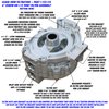 125-115 6 in. Screw-On Filter, #12 Ports, 115 Micron Element, Dual Filtration Up To 70 Weight Oil, Bracket Included - image 2
