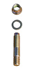 135 Filter Stud Kit, Fits All See-Through Filter Assemblies, (2) Studs; (2) Washers; (2) 12 Point Nuts - image 1