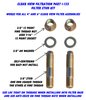135 Filter Stud Kit, Fits All See-Through Filter Assemblies, (2) Studs; (2) Washers; (2) 12 Point Nuts - image 2