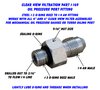 169 Oil Pressure Port Fitting, Steel #3 O-Ring Boss To #4 JIC, Fits All See-Through Filter Assemblies - image 2