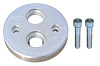200 Chevy Block Adapter Kit, #12 Threaded Ports, High-Flow Design, w/ Mounting Bolts & Viton O-Rings