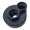 210-B Dodge & Ford Black-Out Block Adapter Kit, #12 Threaded Ports, Replaces 3/4 in.-16 TPI Disposable Filter, w/ Viton O-Ring