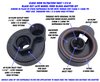 212-B Late Model Ford Black-Out Block Adapter Kit, #12 Threaded Ports, Replaces 22 mm-1.5 mm  TPI Disposable Filter - image 2