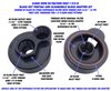 215-B Pontiac/Oldsmobile Black-Out Block Adapter Kit, #12 Threaded Ports, Replaces 13/16 in.-16 TPI Disposable Filter - image 2
