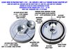 220 Big Block Chevy / Late Next Gen 5/6/7 Block Adapter Kit, #12 Threaded Ports, Replaces 13/16 in.-16  TPI Disposable Filter - image 2