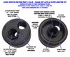 226-B Late GM LS Oil Filter Black-Out Block Adapter Kit, #10 Threaded Ports, Replaces 22 mm x 1.5 mm  TPI Disposable Filter - image 2