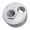 226 Late GM LS Oil Filter Block Adapter Kit, #10 Threaded Ports, Replaces 22 mm x 1.5 mm  TPI Disposable Filter, Viton O-Ring - image 1