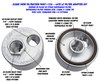 226 Late GM LS Oil Filter Block Adapter Kit, #10 Threaded Ports, Replaces 22 mm x 1.5 mm  TPI Disposable Filter, Viton O-Ring - image 2
