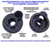 230-B Cummins Diesel Black-Out Block Adapter Kit, #12 Threaded Ports, Replaces 1.0 in.-16 TPI Disposable Filter, w/ Viton O-Ring - image 2