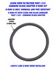 231 Block Adapter Replacement O-Ring Kit, Fits Clear View Part # 230 Adapter, Chemical Resistant - image 2