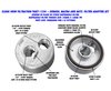 234 Subaru/Mitsubishi/Mazda Block Adapter Kit, #10 Threaded Ports, Replaces 20 mm x 1.5 mm TPI Disposable Filter, Viton O-Ring - image 2