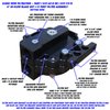 410-60-B 4 in. Hi-Flow Black-Out Filter, #12 Ports, 60 Micron Element, For Small/Big Block Engines Running Up To 50 Weight Oil - image 2