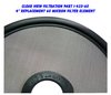 435-60 4 in. Replacement 60 Micron Filter Element, Up To 50 Weight Oil, Fits 4 in. Flat Screen Style Filters - image 2