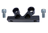 470-B 4 in. Filter Black-Out Straight Mounting Bracket Kit, Mounts To A Flat Surface, Fits All 4 in. See-Through Filters