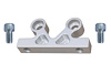 470 4 in. Filter Straight Mounting Bracket Kit, Mounts To A Flat Surface, Fits All 4 in. See-Through Filter Assemblies