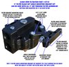 475-B 4 in. Filter Black-Out Angle Mounting Bracket Kit, Adjusts Filter Top To Level, Fits All 4 in. See-Through Filters - image 2