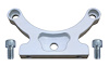 495 4 in. Filter Inline Mounting Bracket Kit, Mounts Filter Inline w/ Ports, Fits All 4 in. See-Through Filter Assemblies - image 1